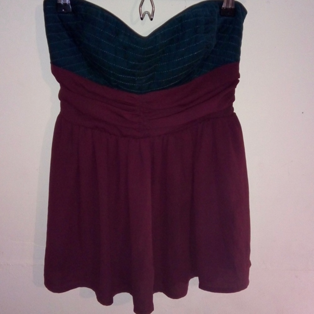 Maeve Anthropologie Strapless Top - Picture 3 of 6